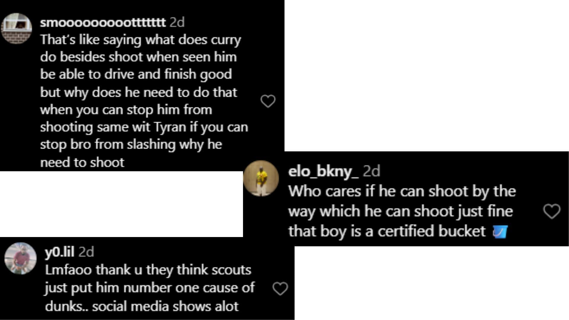 Hoops fans share their reaction to post questioning Tyran Stokes' offensive versatility